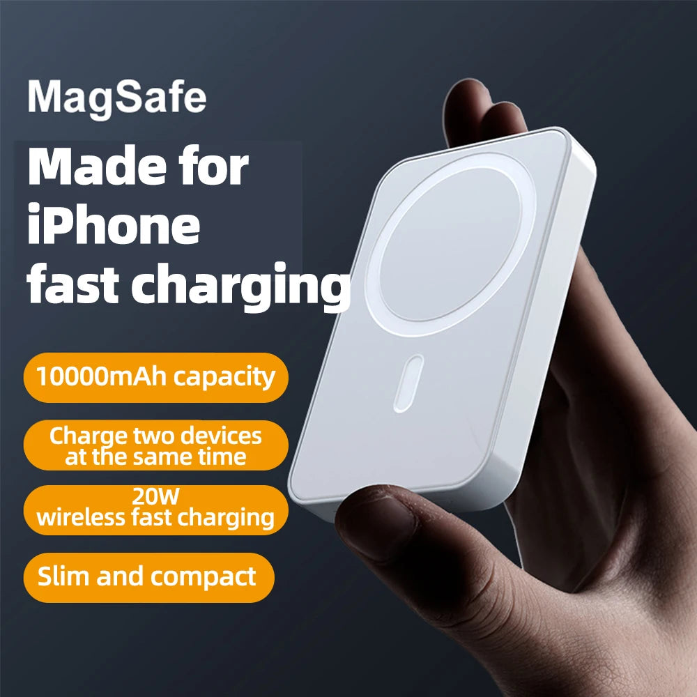 PD20 Wireless 15W Magsafe 5000mah Small-volume Low Heating Battery Protection For Phone Earphone Mini Fast Charging Power Bank