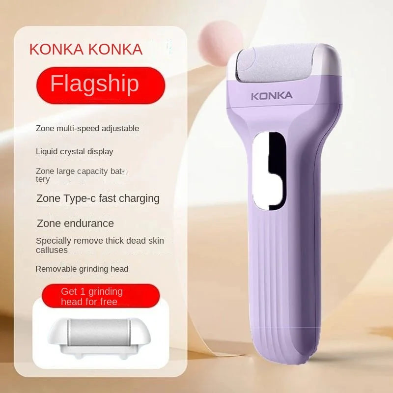 Xiaomi Konka Electric Foot Dead Skin Remover Foot Scrub Foot Exfoliator File Exfoliator Heel Grinder Rechargeable and Detachable