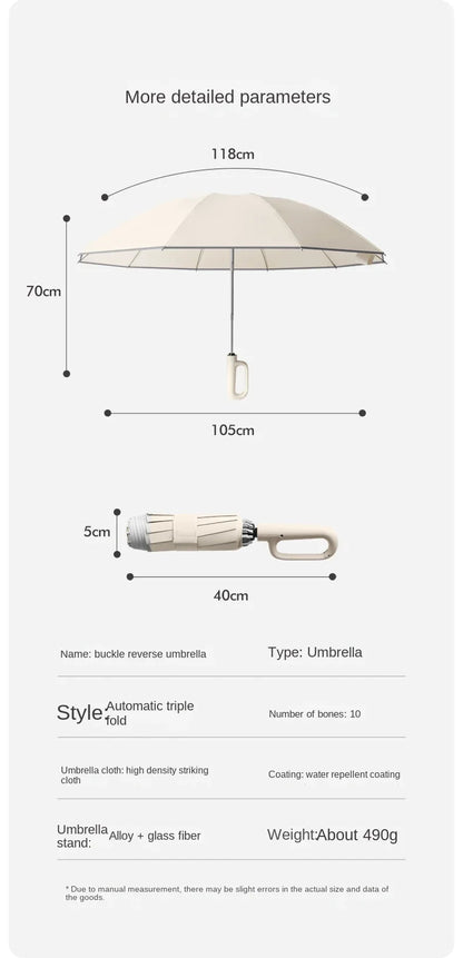 Ring buckle umbrella