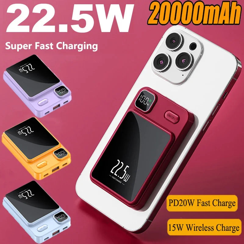 Magnetic power bank 10000mAh